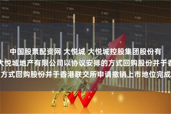 中国股票配资网 大悦城 大悦城控股集团股份有限公司关于控股子公司大悦城地产有限公司以协议安排的方式回购股份并于香港联交所申请撤销上市地位完成的公告