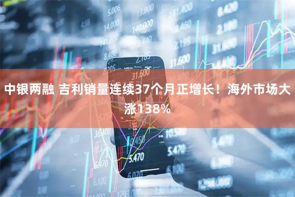 中银两融 吉利销量连续37个月正增长！海外市场大涨138%